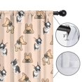 thumbnail image 4 of Blackout Kids Curtains,French Bulldog Dog Childrens Insulated Curtains Set Of 2,Bedroom Essentials,Toddler Room Decor 42x54in(106x137cm), 4 of 4