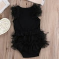 thumbnail image 4 of Newborn Baby Girls Romper Lace Black Dress Jumpsuit Outfits Summer Clothes, 4 of 4