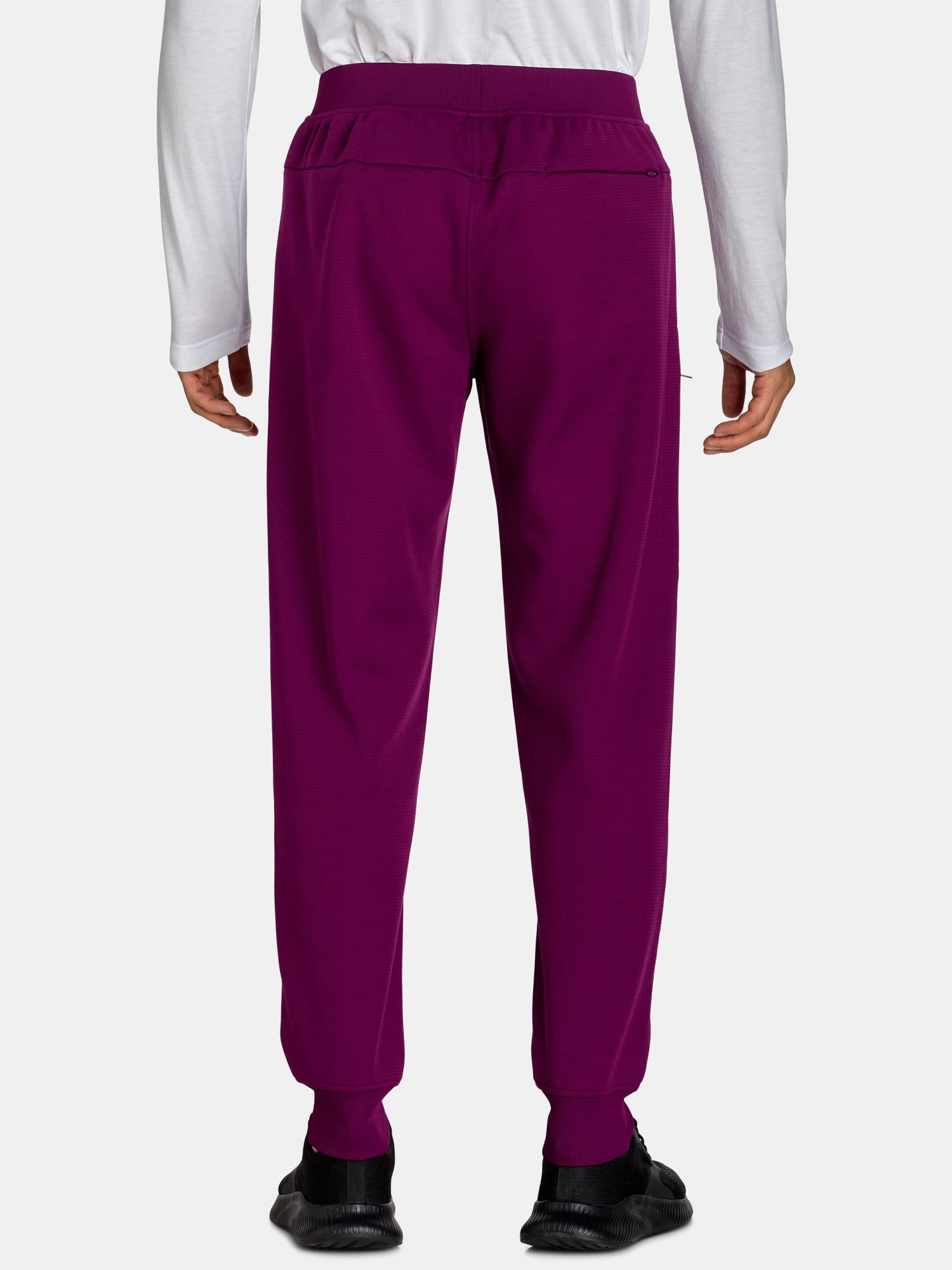 Athletic Works Men's and Big Men’s Grid Tech Fleece Joggers, Sizes S-3XL