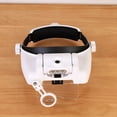 thumbnail image 2 of Gafas con Diadema y Lupa LED, 5 Lentes Intercambiables Individuales para ReparacióN de Herramientas, Soldadura, Lectura y JoyeríA., 2 of 5