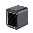 thumbnail image 1 of Enfriador de agua, recargable, 100 ml, ventilador de refrigeración, pantalla LCD, aire acondicionado ajustable, azul marino, batería Inevent HA005233-02B, 1 of 6