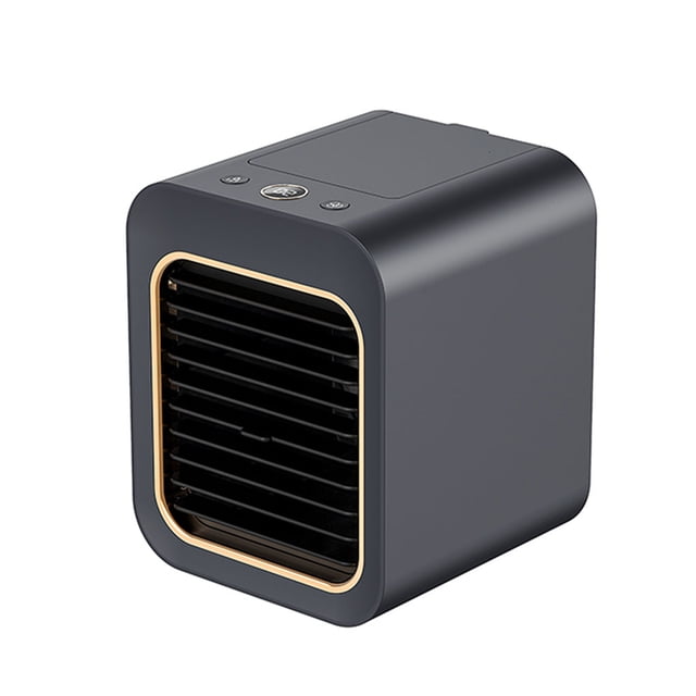 Enfriador de agua, recargable, 100 ml, ventilador de refrigeración, pantalla LCD, aire acondicionado ajustable, azul marino, batería Inevent HA005233-02B
