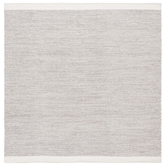 SAFAVIEH Natura Mellony Solid Area Rug, Brown/Ivory, 6' x 6' Square
