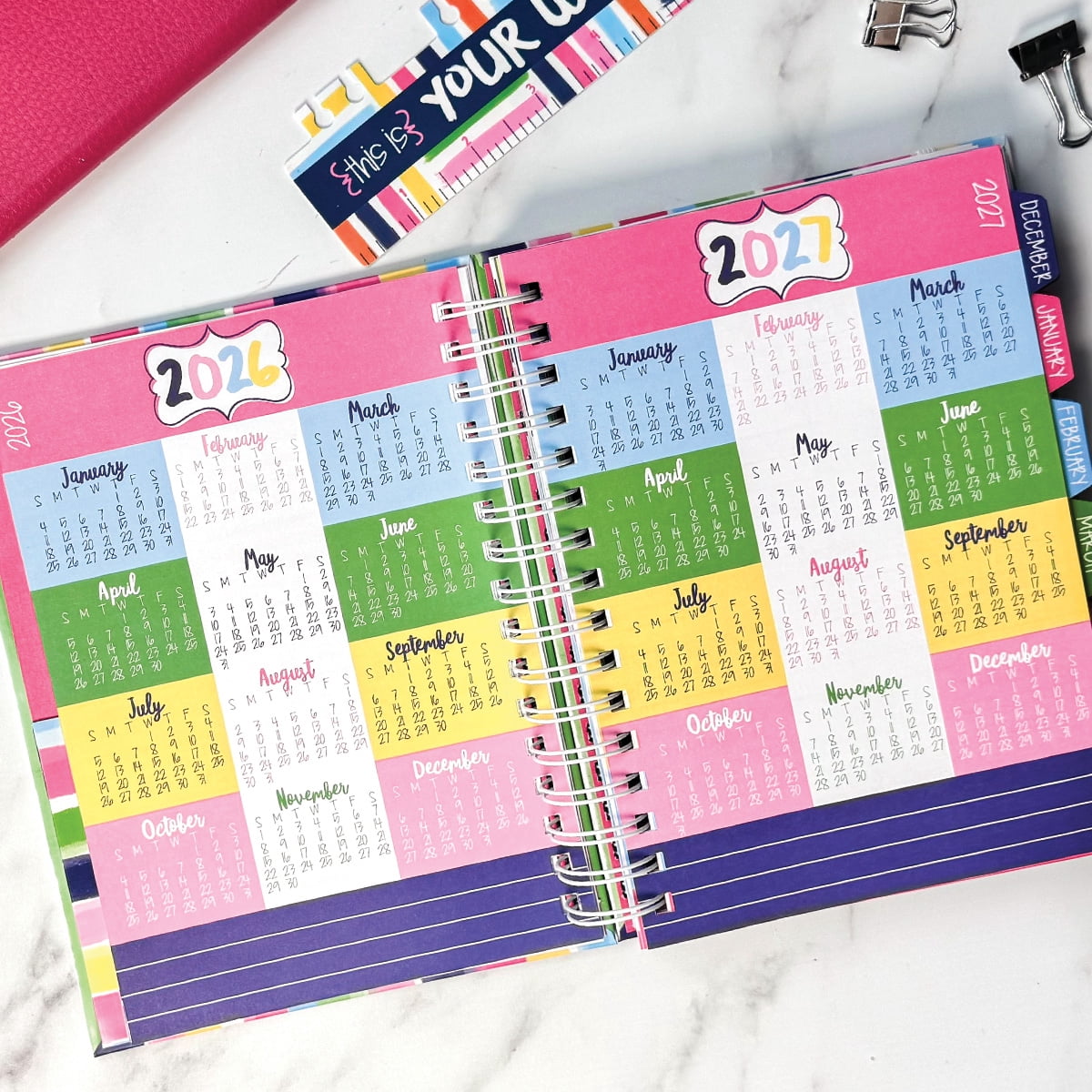 Reminder Binder® Planner Chevi Party (Jan 2026 - June 2027)