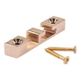 thumbnail image 2 of TISHITA Zinc Alloy Roller String Retainer Tree 3 String Guitar Bass Parts Gold, 2 of 8
