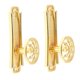 thumbnail image 1 of 2x cortina de ventana Tieback Holdback Tie Back Percha para ropa Soporte para cortinas Decoración Golden Zulema Hojas de espalda de corbatas de cortina, 1 of 8