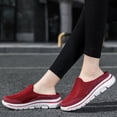 thumbnail image 5 of NOKIO Men's Backless L𝗈afers Breathable Mesh Walking Mules Shoes Comfort S𝗅ip On Garden Clog Slippers Wide Width Closed Toe Casual Sneakers Lightweight Walking Tennis Shoes, 5 of 9