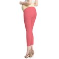 thumbnail image 3 of Maternity Women's Cropped Jeggings - Coral XS, 3 of 3