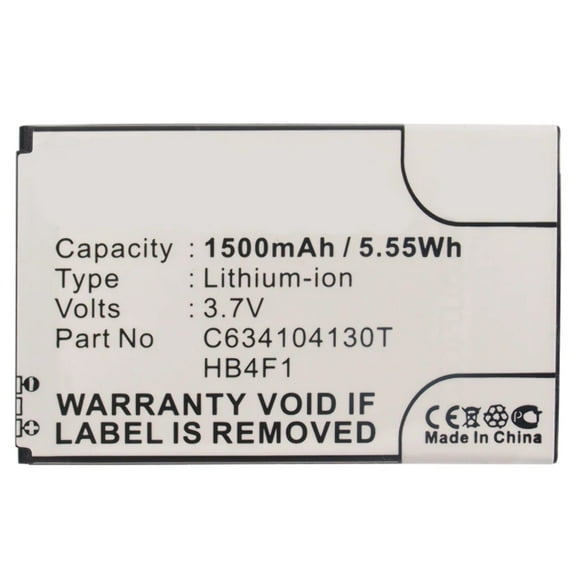 Batteries N Accessories BNA-WB-L3814 Cell Phone Battery - Li-ion, 3.7, 1500mAh, Ultra High Capacity Battery - Replacement for ATT HB4F1 Battery