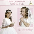 thumbnail image 5 of ANNECOSK First Holy Communion Gift for Girls (Youth), Catholic Rosary Cross Bracelet, 1st Communion Favor, Regalo Recuerdo de Primera Comunión Para Niñas, 5 of 9