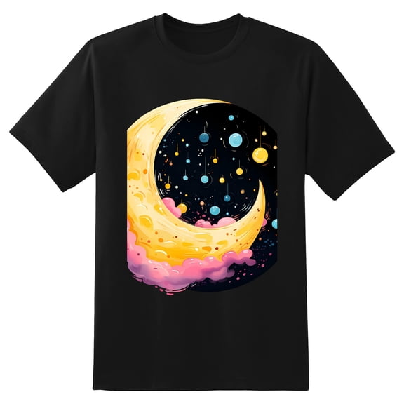 Men's Graphic TeeMoon (8) Letter Print T-Shirts Round Neck Short Sleeves Sizes XS-5XL Summer Daily Casual Tops