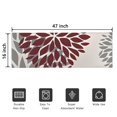 thumbnail image 5 of Bohemian Retro Floral Non-Slip Entryway Door Mat,Boho Indoor Decor Durable Low Plush Door Mat,Washable Welcome Rug for Patio Hallway Home Decor 16x47 Inches, 5 of 6