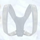 thumbnail image 2 of Corrector de postura transpirable, enderezador de espalda, cinturón ajustable para corregir la postura de la columna vertebral (blanco), 2 of 5