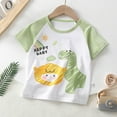 thumbnail image 2 of FINALGANG Child Girls Boys Cartoon Cotton Short Sleeve T Shirts O-Neck T-Shirts Tee Tops Kids Toddler Daily Wear 6-9 Months, 2 of 3