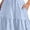 White, variant on Miluxas Trendy Long Skirts for Women Solid Swing Tiered A-Line Elastic High Waist Dress with Pockets White