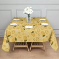 thumbnail image 3 of Yellow Lemon Fruit Slices Yellow Pattern Square Tablecloth,Waterproof Square Table Cover,Wipeable Spillproof Washable Table Cover for Home Kitchen Party Decor 42"X42"(107x107cm), 3 of 6