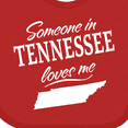 thumbnail image 4 of Inktastic Someone in Tennessee Loves Me Boys or Girls Baby Bib, 4 of 4