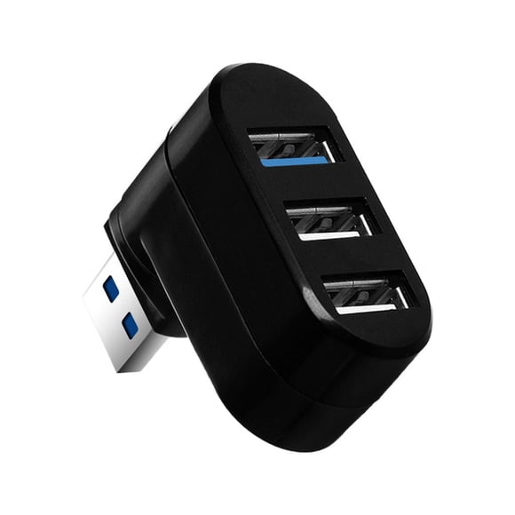 Divisor de concentrador USB 3 puertos USB 3.0 USB 2.0 computadora portátil Negro Macarena Tipo C HUB