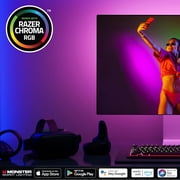Monster Smart 150ft Indoor LED Strip Lights, Multicolor Flow LED Lights for Bedroom, App & Voice Control