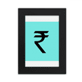 thumbnail image 1 of Thailand Currency Symbol THB Desktop Photo Frame Picture Display Art Painting Exhibit, 1 of 3