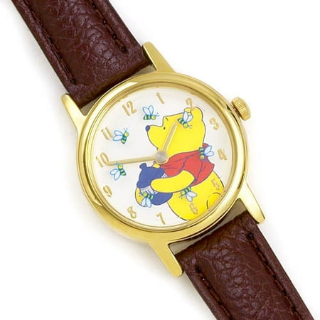 Pooh Watch With Leather Band