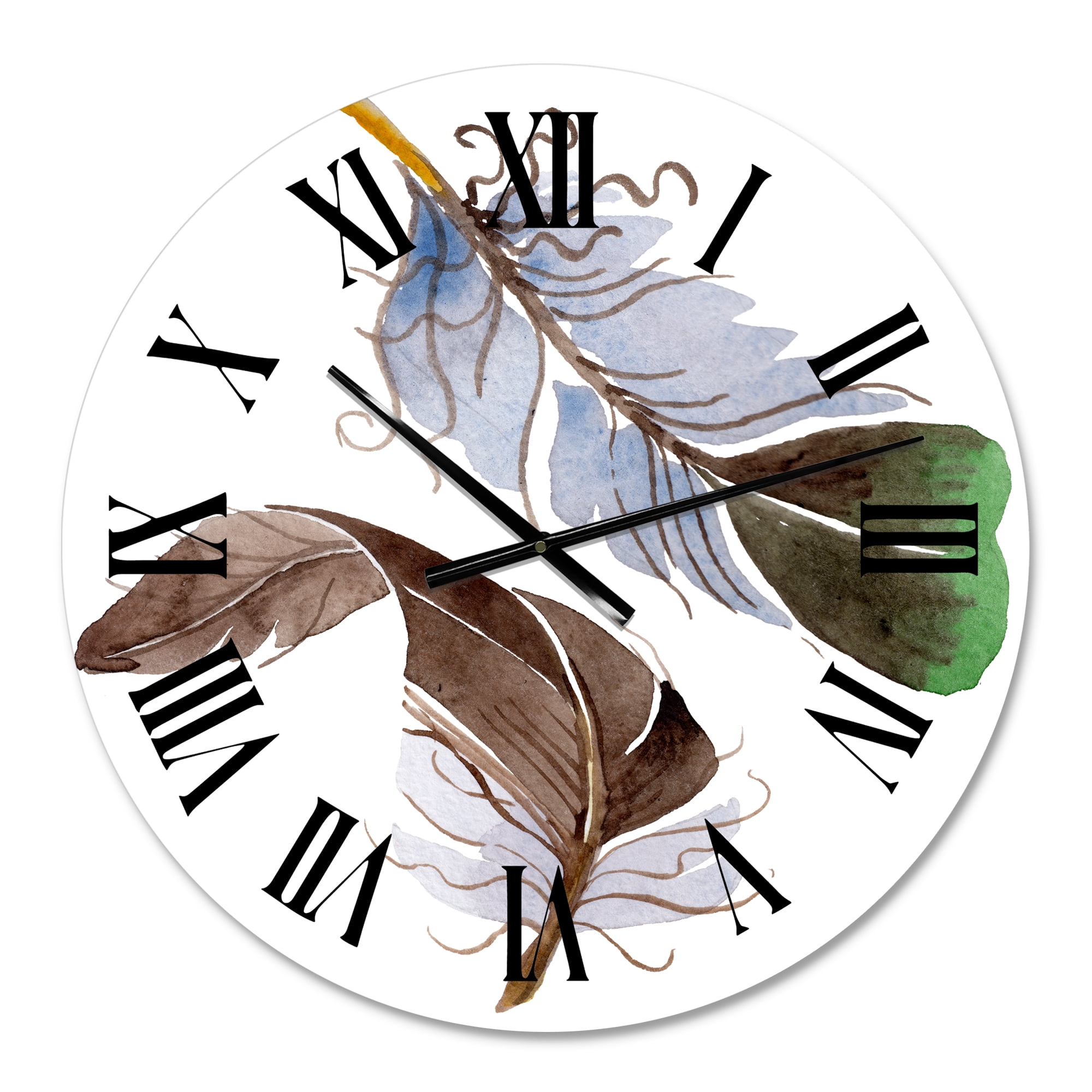Designart 1 in Quartz Bohemian Wall Clock