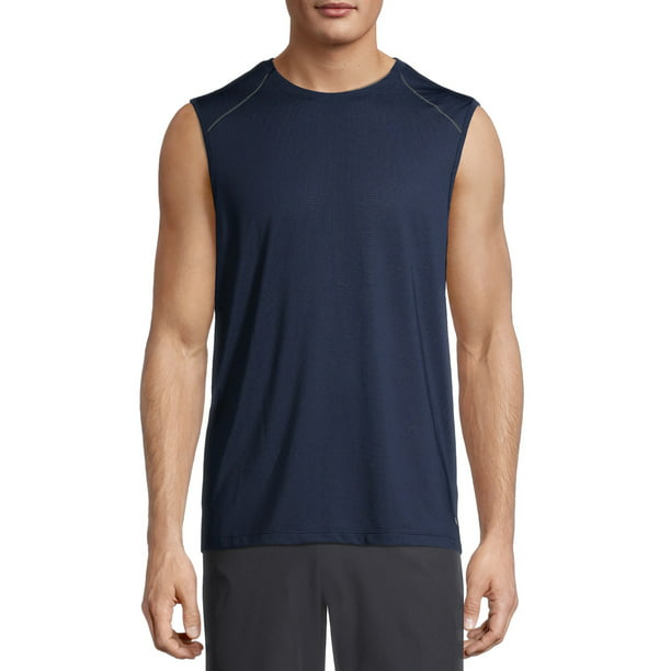 Russell - Russell Men's and Big Men's Active Sleeveless Muscle T-Shirt ...