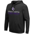 thumbnail image 2 of Men's Colosseum Black Stephen F Austin Lumberjacks Lantern Pullover Hoodie, 2 of 3