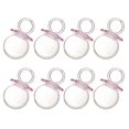thumbnail image 1 of 12pcs Transparent Pacifier Candy Boxes Creative Candy Gift Boxes for Baby Shower (Pink), 1 of 4