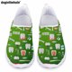 thumbnail image 1 of Doginthehole - Zapatos planos con estampado de enfermera dental y dibujos animados de colores degradados para mujer, zapatillas informales de verano para hospital, zapatillas de malla para enfermería, 1 of 5