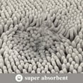 thumbnail image 2 of Vaukki Light Gray Bathroom Rug Sets 3 Piece Ultra Soft Absorbent Shaggy Bath Mat Non Slip Toilet Rug for Bathroom, 2 of 9