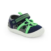 Stride Rite; Sneaker Sandal Adjustable Buckle Hook & Loop, Medium Navy, Size 5