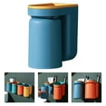 thumbnail image 3 of 2 Soportes Para Cepillos De Dientes Con Vaso Para Gárgaras, Caja De Almacenamiento Sin Taladro Para Adultos, Color Azul, 3 of 8