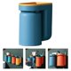 thumbnail image 1 of Soporte de Cepillo Macarena Montado en La Pared con Taza de Gárgaras Azul, 1 of 8