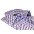 thumbnail image 3 of Men 100% Cotton Sport Shirt CIERO MONTERO Turkey Dress/Casual #9065-01 Blue/red, 3 of 6