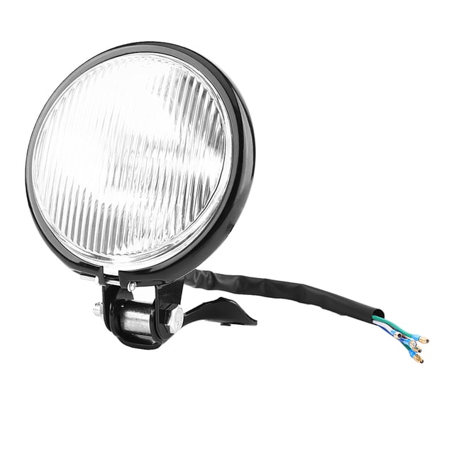 5" Motorcycle Headlight Lamp Bulb For Yamaha Kawasaki Honda Suzuki Choppers Round White