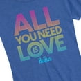 thumbnail image 3 of The Beatles - All You Need Is Love - Women's Short Sleeve Graphic T-Shirt, 3 of 6