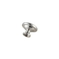 thumbnail image 4 of Elegant Decor Garlande 1.2" Diameter Brushed Nickel Mushroom Knob Multipack (Set of 10), 4 of 6