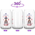 thumbnail image 2 of Happy 4th of July Patriotic Schnauzer Marching Band Uniform Balloons Fireworks 16oz Glass Cup Mug Miniature Schnauzer Dog Lover Glass Can - 13009, 2 of 5