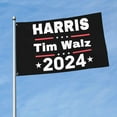 Kamala Harris Tim Walz 2024 Flag For Room Guys 3x5 Ft Single Side