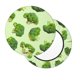 thumbnail image 2 of Disketp Broccoli 3 Funda Redonda para Taburete, Funda de Cojín para Silla de Bar Suave y Elástica-12 inch, 2 of 7