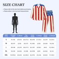 thumbnail image 3 of KLL America Flags2 Sleepwear Mens Flannel Pajamas,Long Cotton Pj Set, 3 of 7