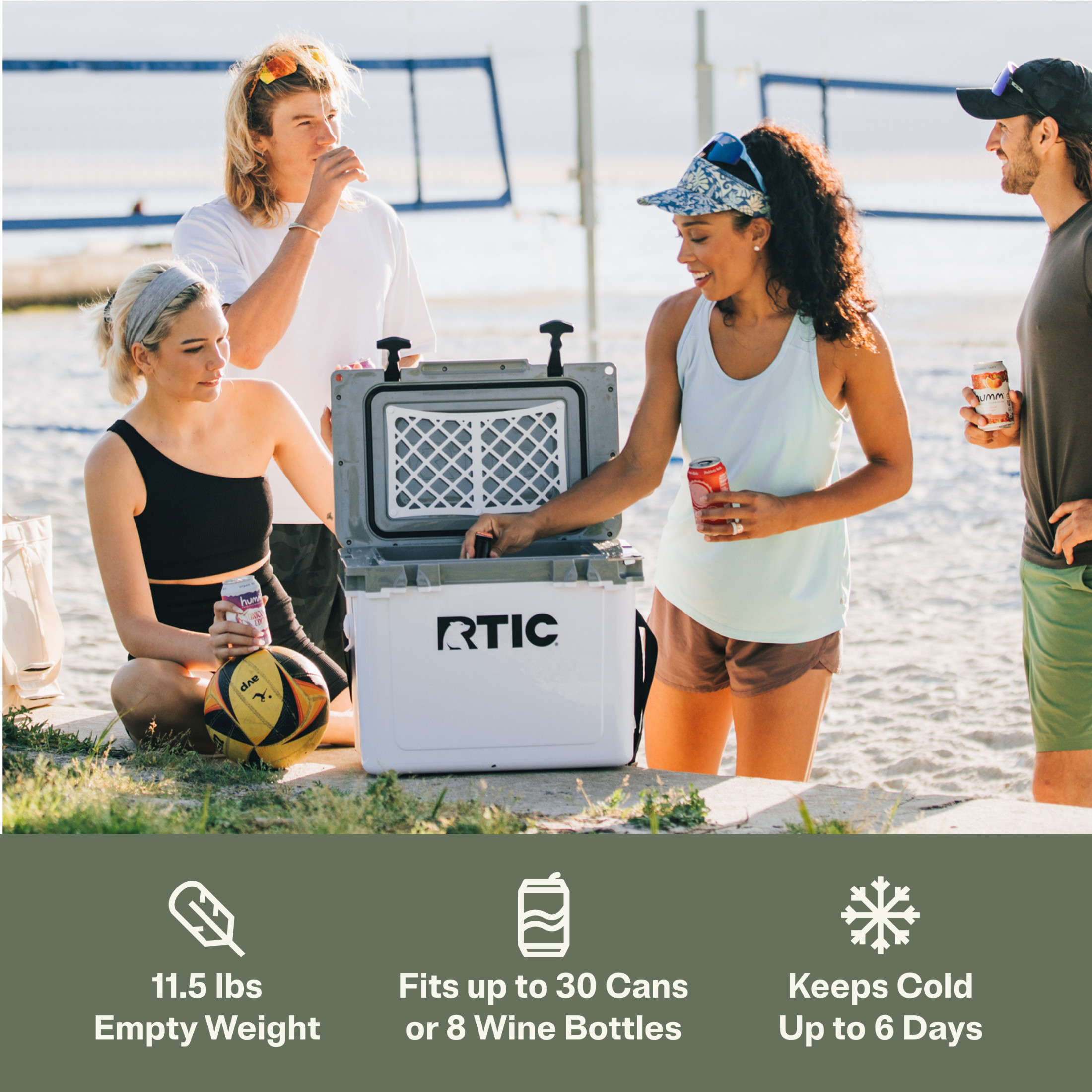 RTIC 22 Qt Ultra-Light Ice Chest Cooler photo 5