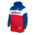 thumbnail image 2 of Men's New Era Royal New England Patriots Big & Tall Throwback Colorblock Pullover Hoodie, 2 of 3