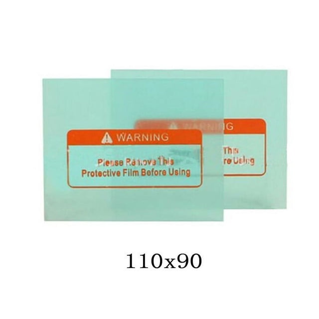 Chendee 10 Pcs Pc Transparent Clair Couverture de Casque de Soudage Protection de Lentille 4 Tailles, 110*90Mm