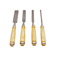 thumbnail image 1 of Juego Cincel Formon Gubia Carpintero Tallado Madera 4pzs, 1 of 4