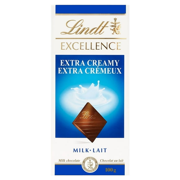 Chocolat au lait Lindt EXCELLENCE Extra crémeux&nbsp;– Barre (100&nbsp;g) 100 g