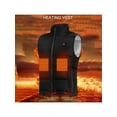 thumbnail image 2 of Unisex Electric USB Heated Vest Jacket Warm Up Heating Pad Cloth Body Warmer, 2 of 8