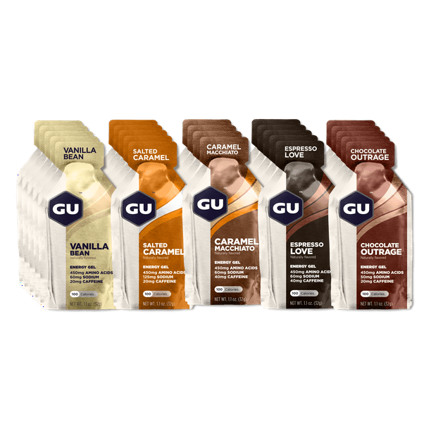 GU Original Sports Nutrition Energy Gel Various Flavors Indulgent