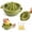 Green, variant on Ceramic Lemon Juicer, Manual Citrus Lime Hand Squeezer Reamer with 200ML Bowl and Strainer Lid, Handheld Orange Press with Pour Spout and Handle, Dishwasher Safe, Easy to Clean for Home Kitchen